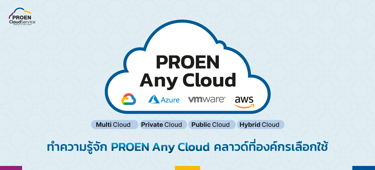 ทำความรู้จัก PROEN Any Cloud คลาวด์ที่องค์กรเลือกใช้ – Proen Multicloud